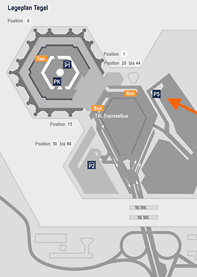 Parkhaus am Flughafen Tegel