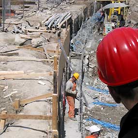 Baustellenbesichtigung 2004