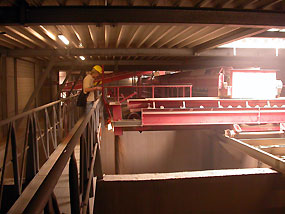 Silo von oben